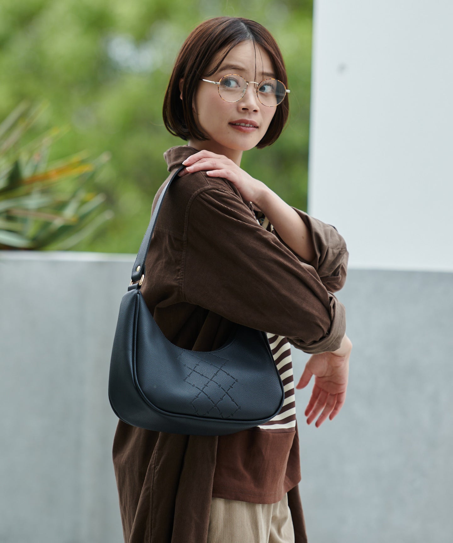 Arnold Palmer モノグラムホーボーバッグ